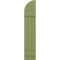 Ekena Millwork Americraft 3-Board (2 Batten) Wood Joined Board-n-Batten Shutters w/ Arch Top, ARW101BQ311X77MGH, PR ARW101BQ311X77MGH - alternate 2